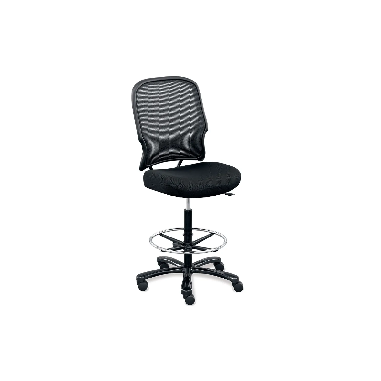 Linear Big & Tall Armless Memory Foam Stool