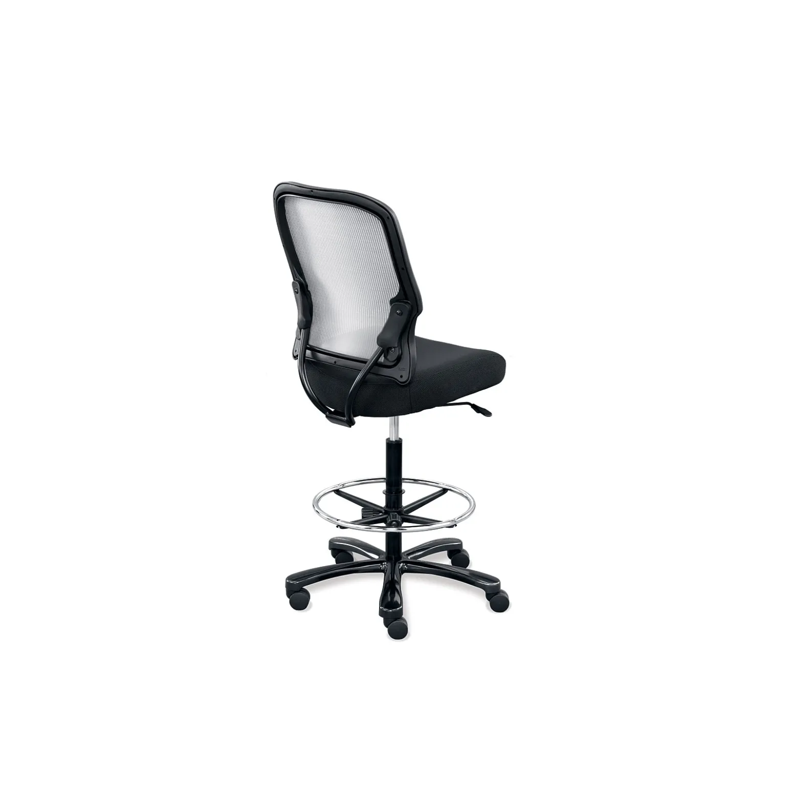 Linear Big & Tall Armless Memory Foam Stool