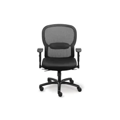 Linear Mesh Back Big & Tall Chair with Memory Foam Fabric Seat