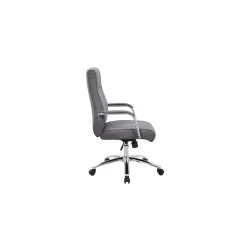 Linen Executive High Back Chair with Lumbar Support