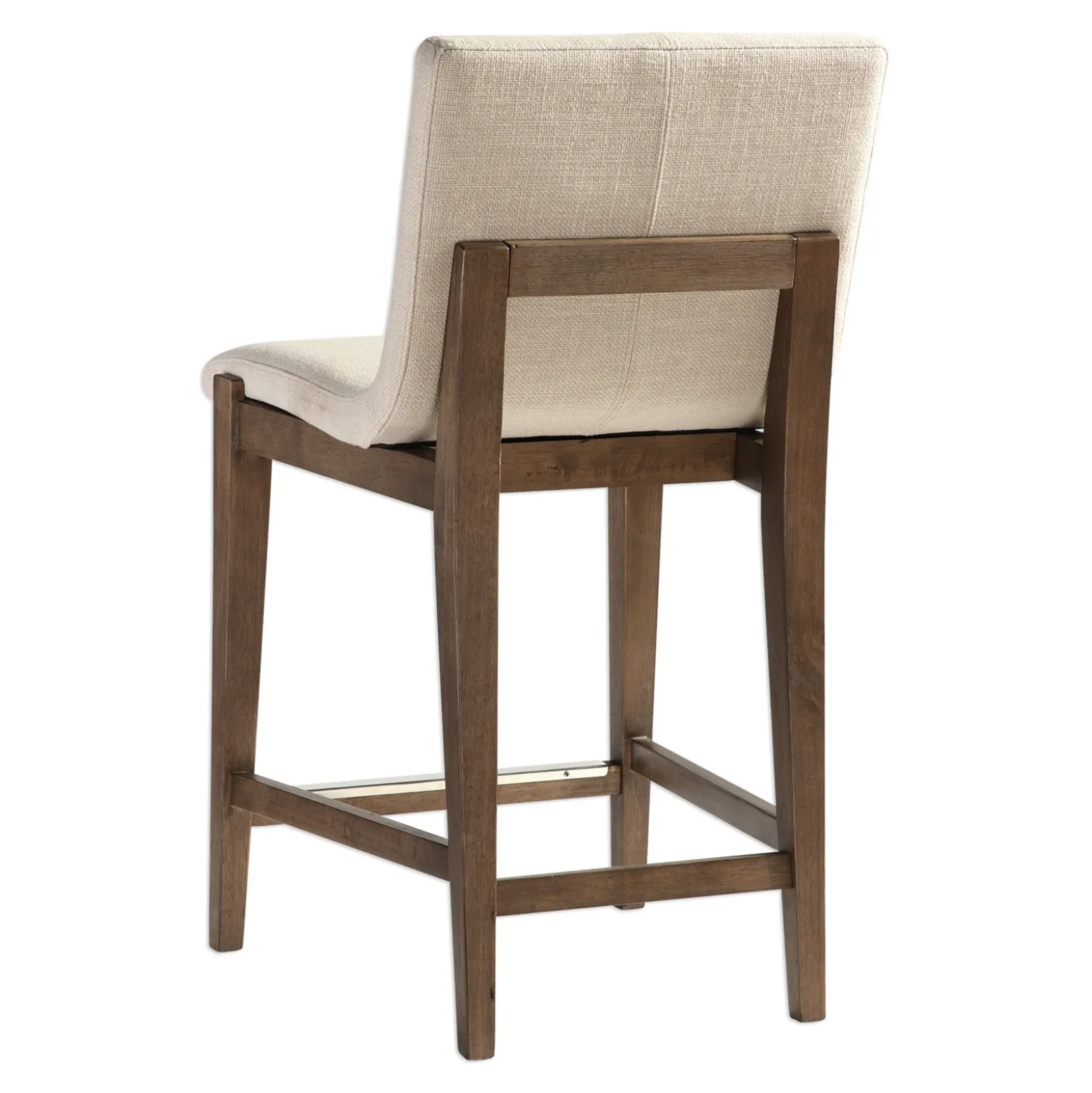 Linen Fabric Counter Stool