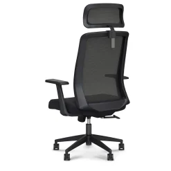 Link Mesh-Back Office Chair with Adjustable Headrest