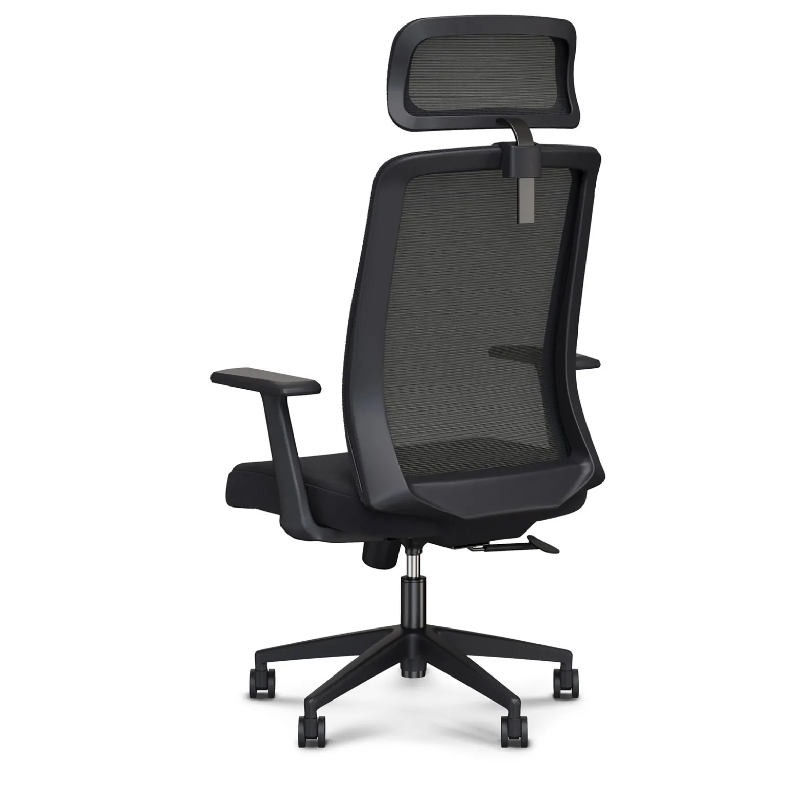 Link Mesh-Back Office Chair with Adjustable Headrest