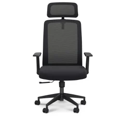 Link Mesh-Back Office Chair with Adjustable Headrest