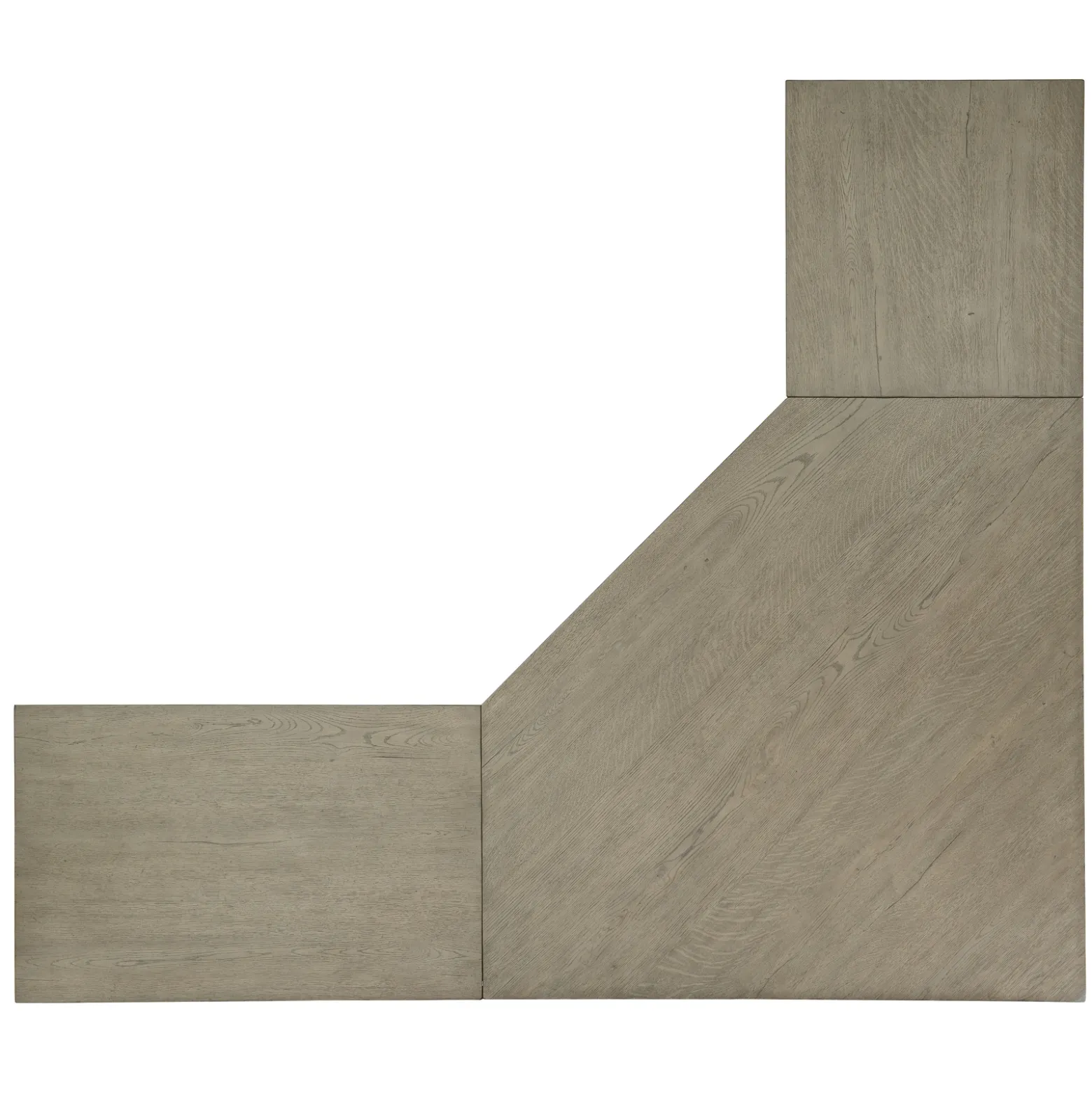 Linville Falls Corner Desk with Combo Storage - 85"W x 73"D