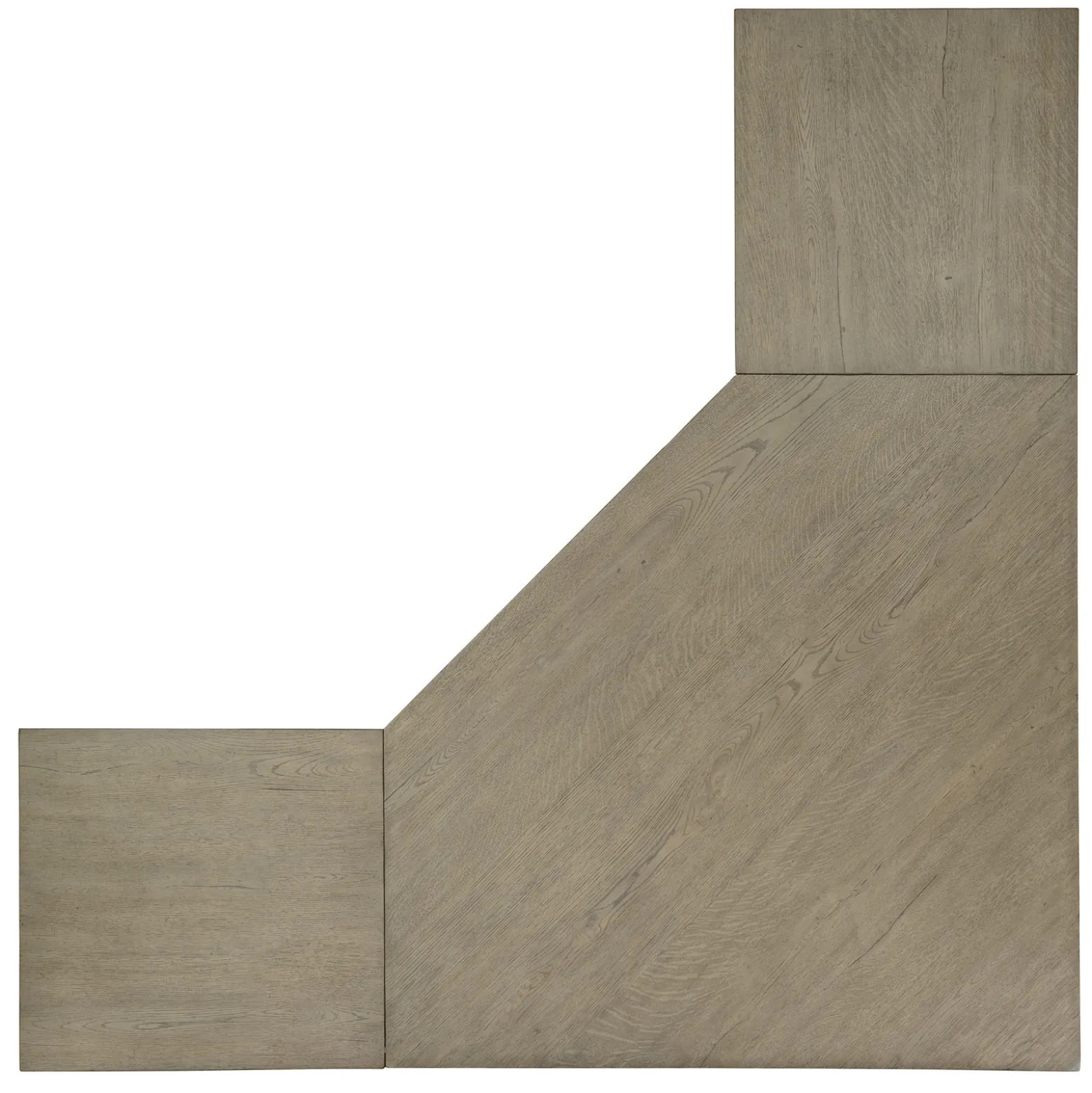 Linville Falls Corner Desk with Files - 73"W x 73"D