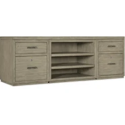 Linville Falls Credenza with Combo Storage - 84"W x 24"D
