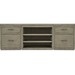 Linville Falls Credenza with Combo Storage - 84"W x 24"D