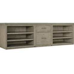 Linville Falls Credenza with Combo Storage - 96"W x 24"D