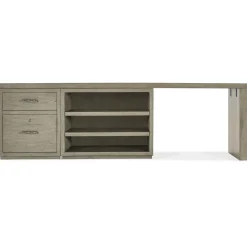 Linville Falls Desk with Combo Storage - 96"W x 24"D