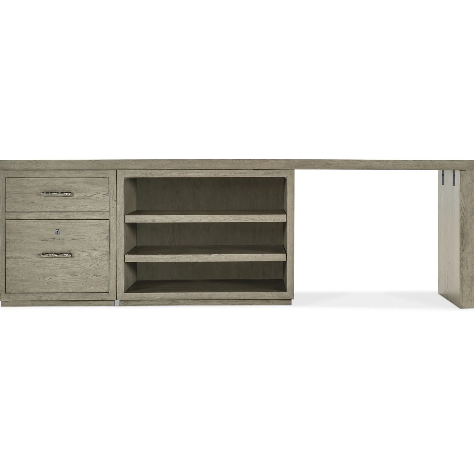 Linville Falls Desk with Combo Storage - 96"W x 24"D