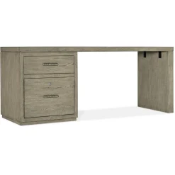 Linville Falls Desk with Files - 72"W x 24"D