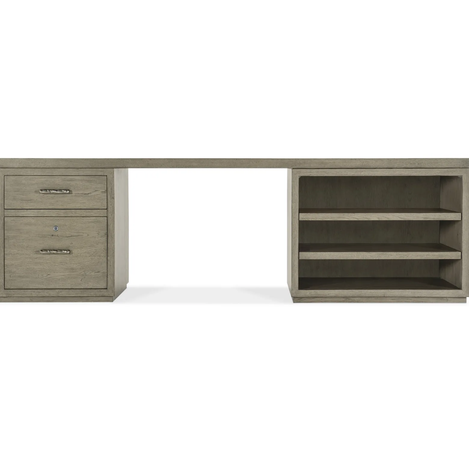 Linville Falls Desk with Combo Storage - 96"W x 24"D