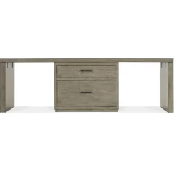 Linville Falls Split Desk with File - 96"W x 24"D