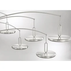 5-Lite LED Arch Floor Lamp - 90"H