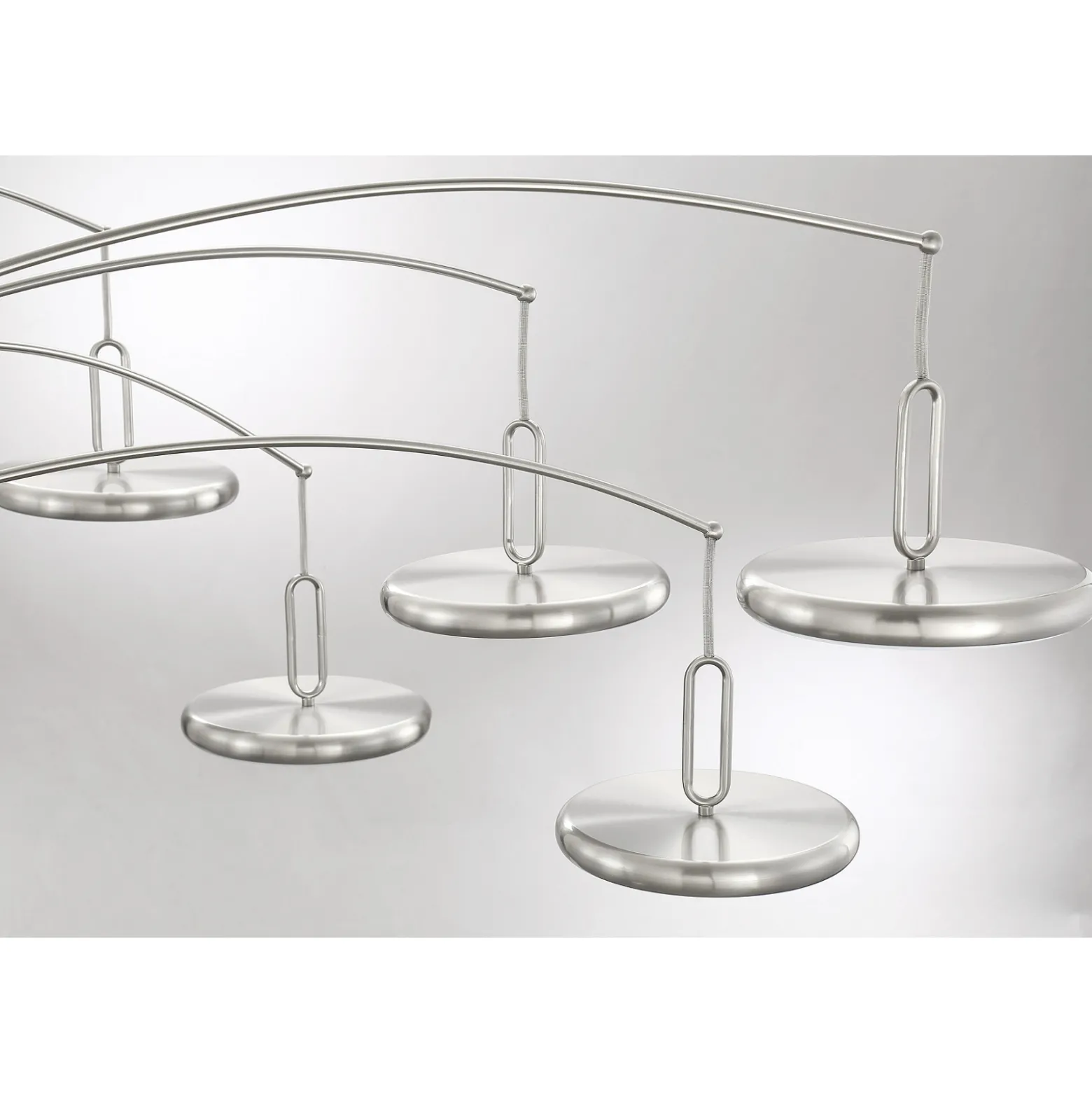5-Lite LED Arch Floor Lamp - 90"H