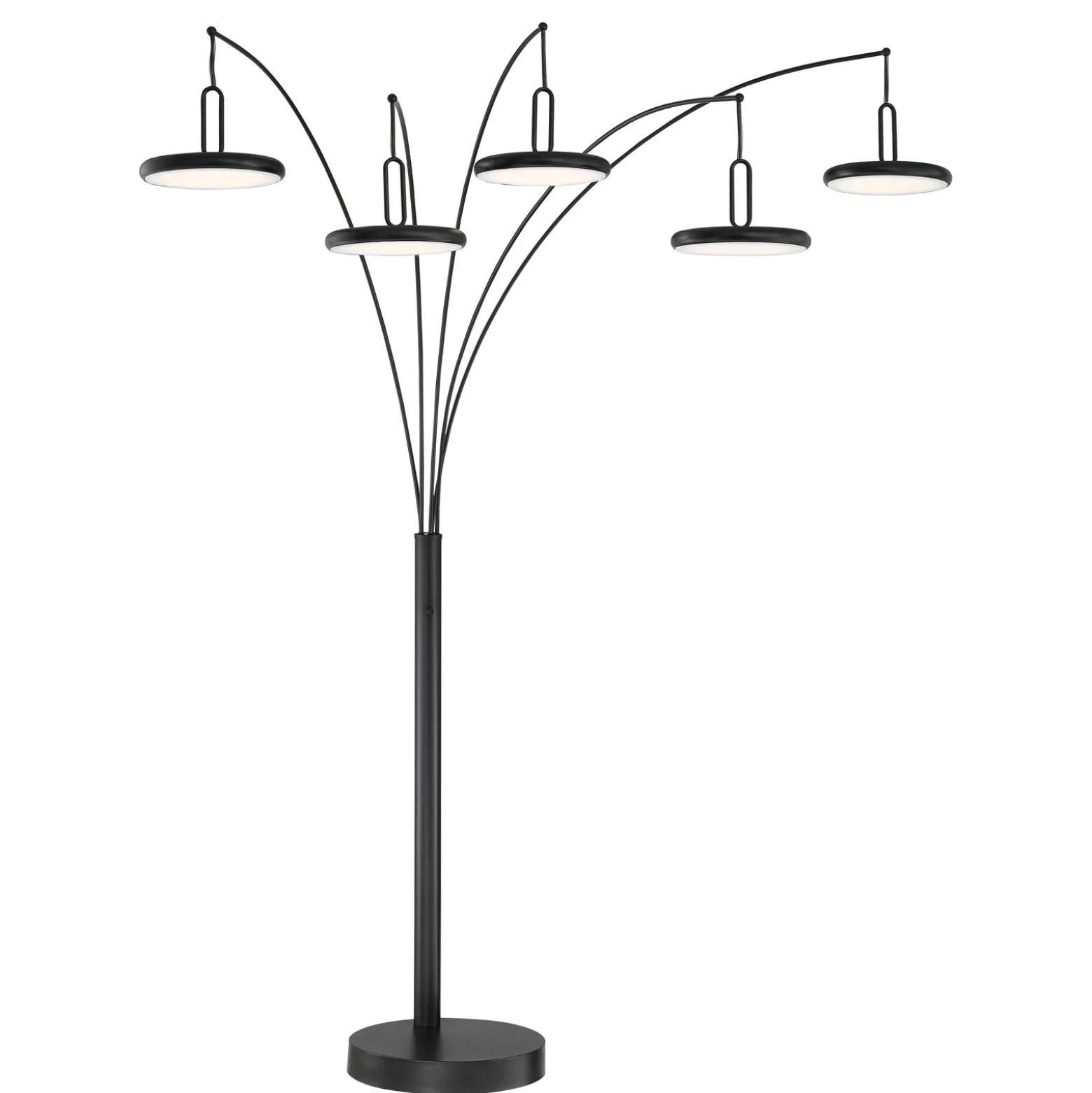 5-Lite LED Arch Floor Lamp - 90"H