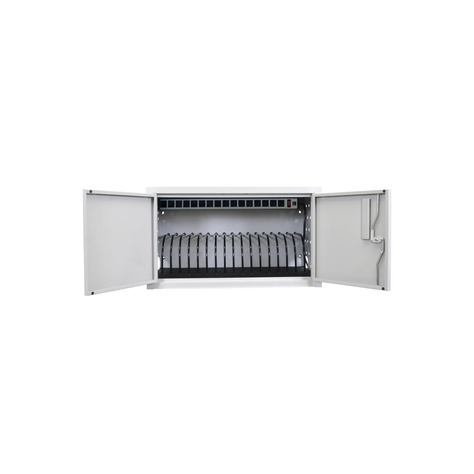 Locking 16 Tablet Charging Cabinet - 13"H