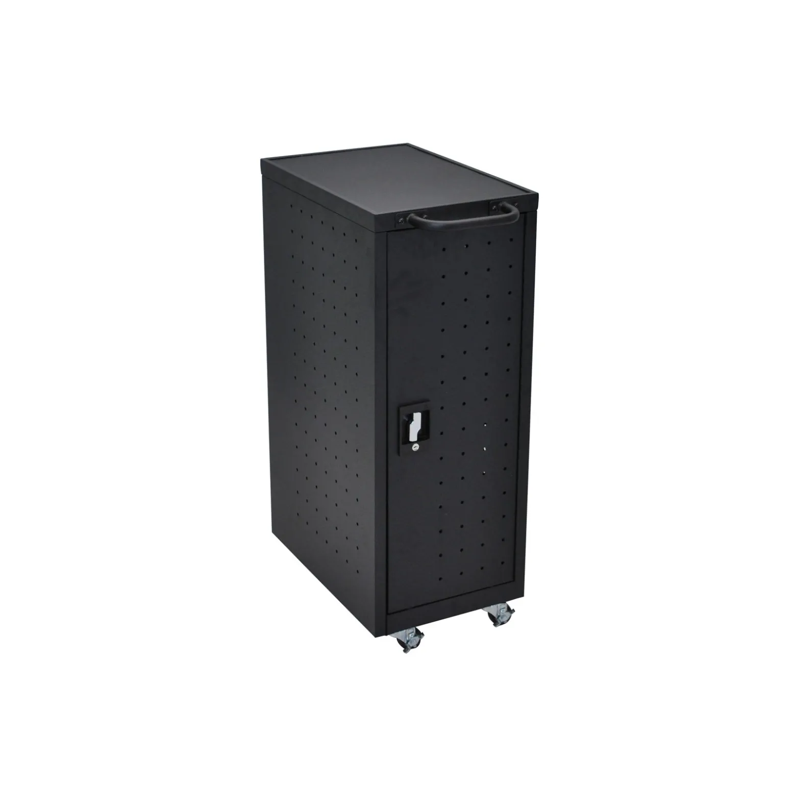 Locking 12 Tablet Mobile Charging Cart - 39.625"H