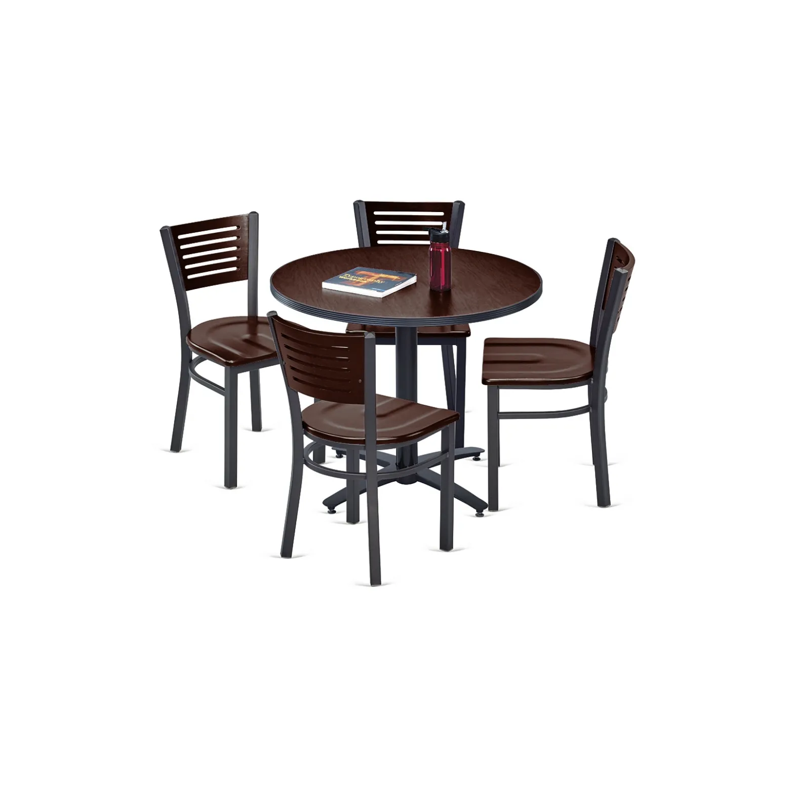 Loft 42" Standard Height Table and Four Chair Set