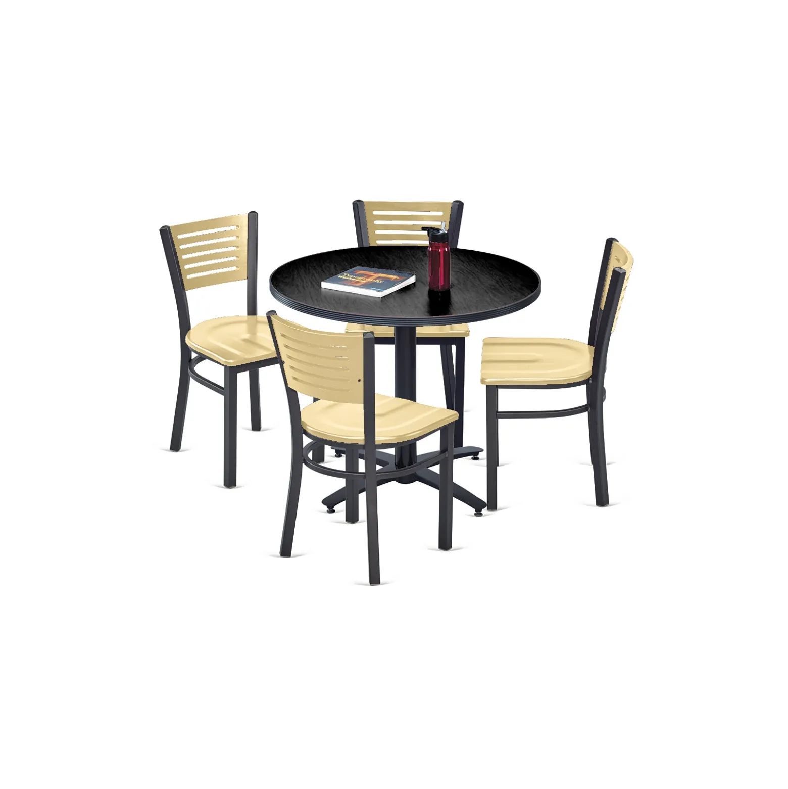 Loft 42" Standard Height Table and Four Chair Set
