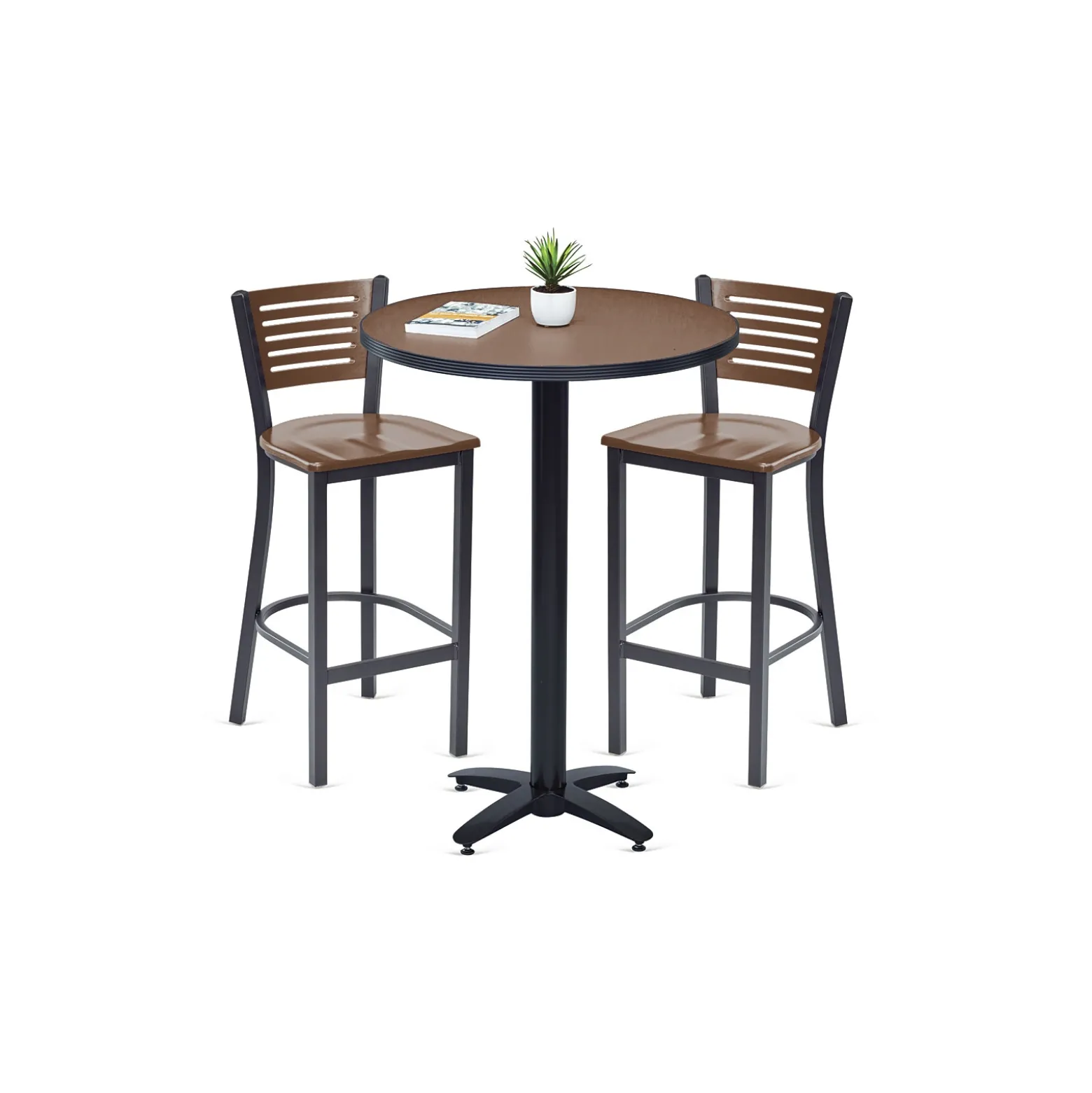 Loft Bar Height Table and Two Chair Set