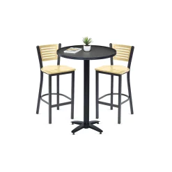 Loft Bar Height Table and Two Chair Set