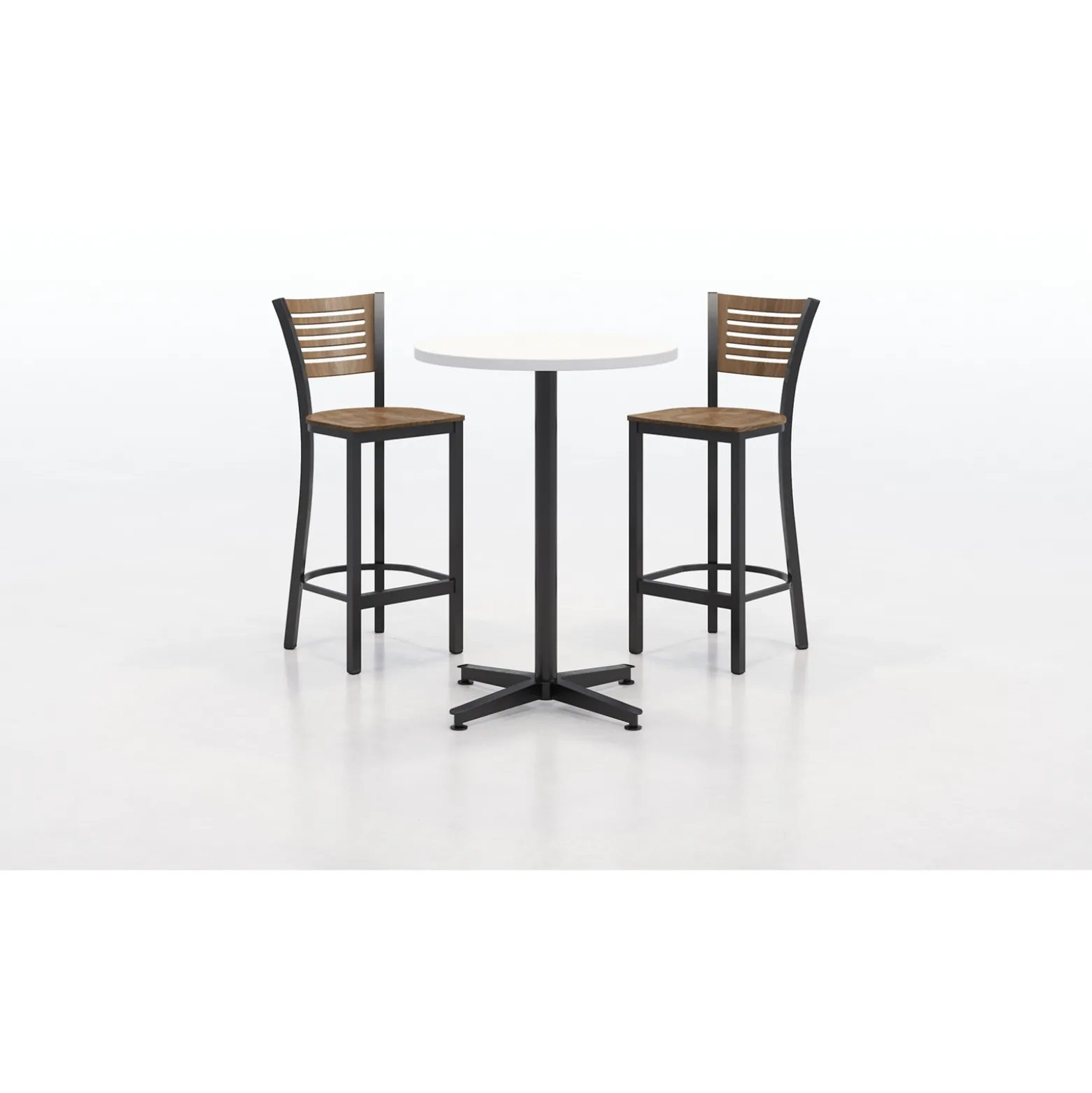 Loft Bar Height Table and Two Chair Set
