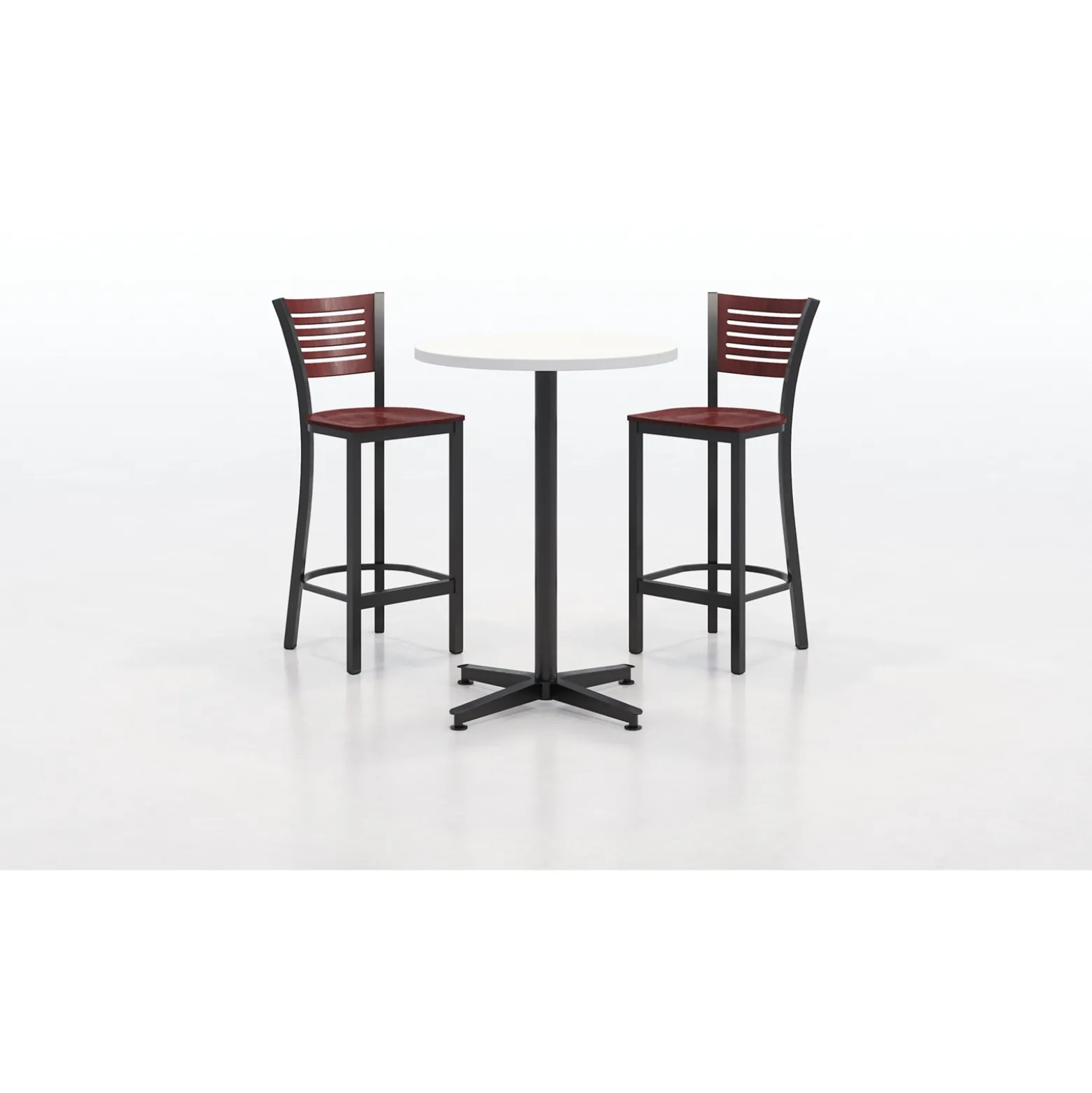 Loft Bar Height Table and Two Chair Set