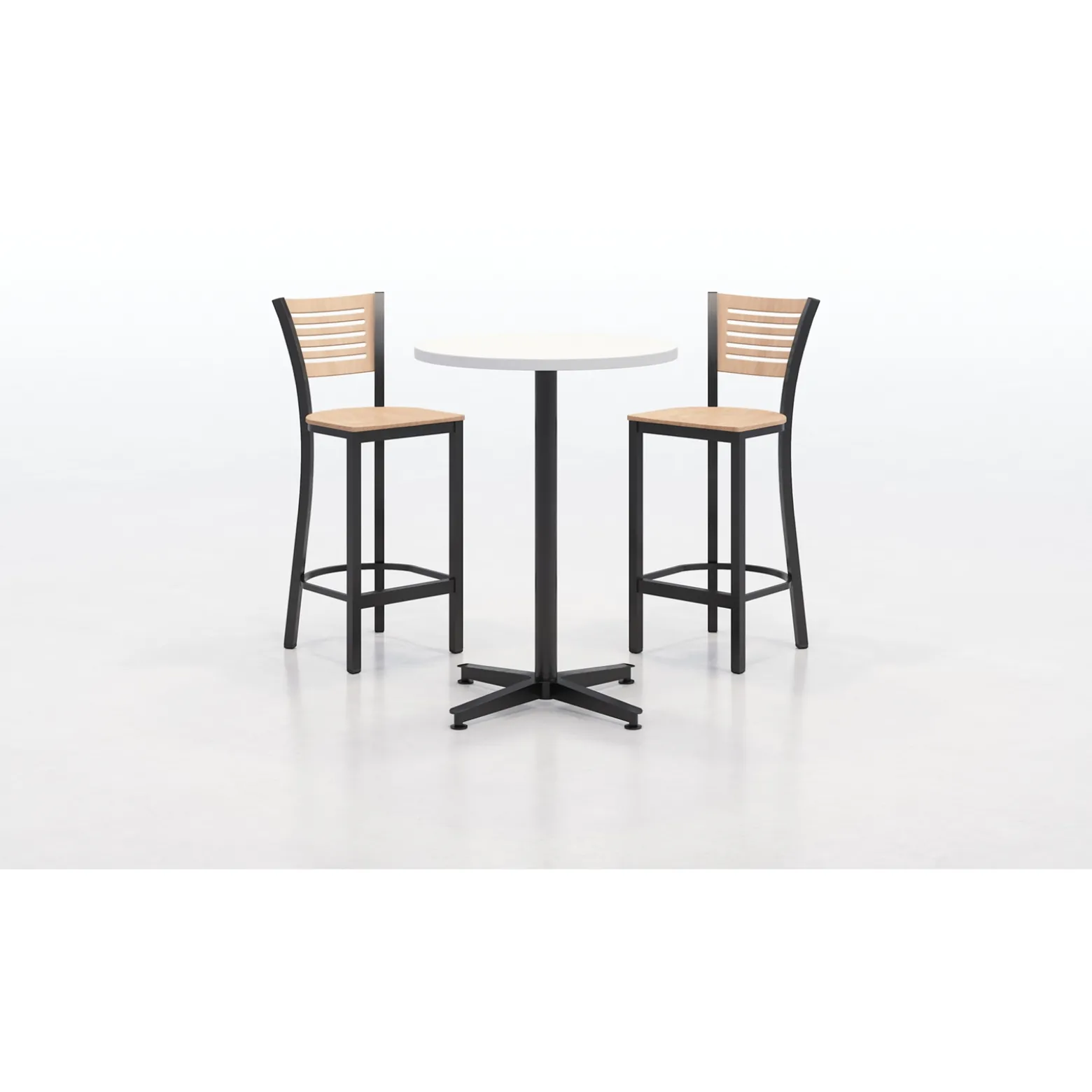Loft Bar Height Table and Two Chair Set