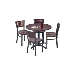 Loft Breakroom Standard Height Table and Four Chair Set