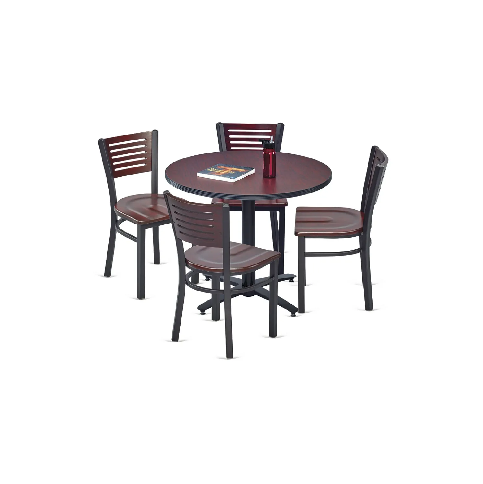 Loft Breakroom Standard Height Table and Four Chair Set