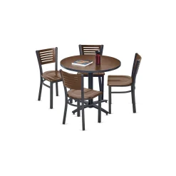 Loft Breakroom Standard Height Table and Four Chair Set