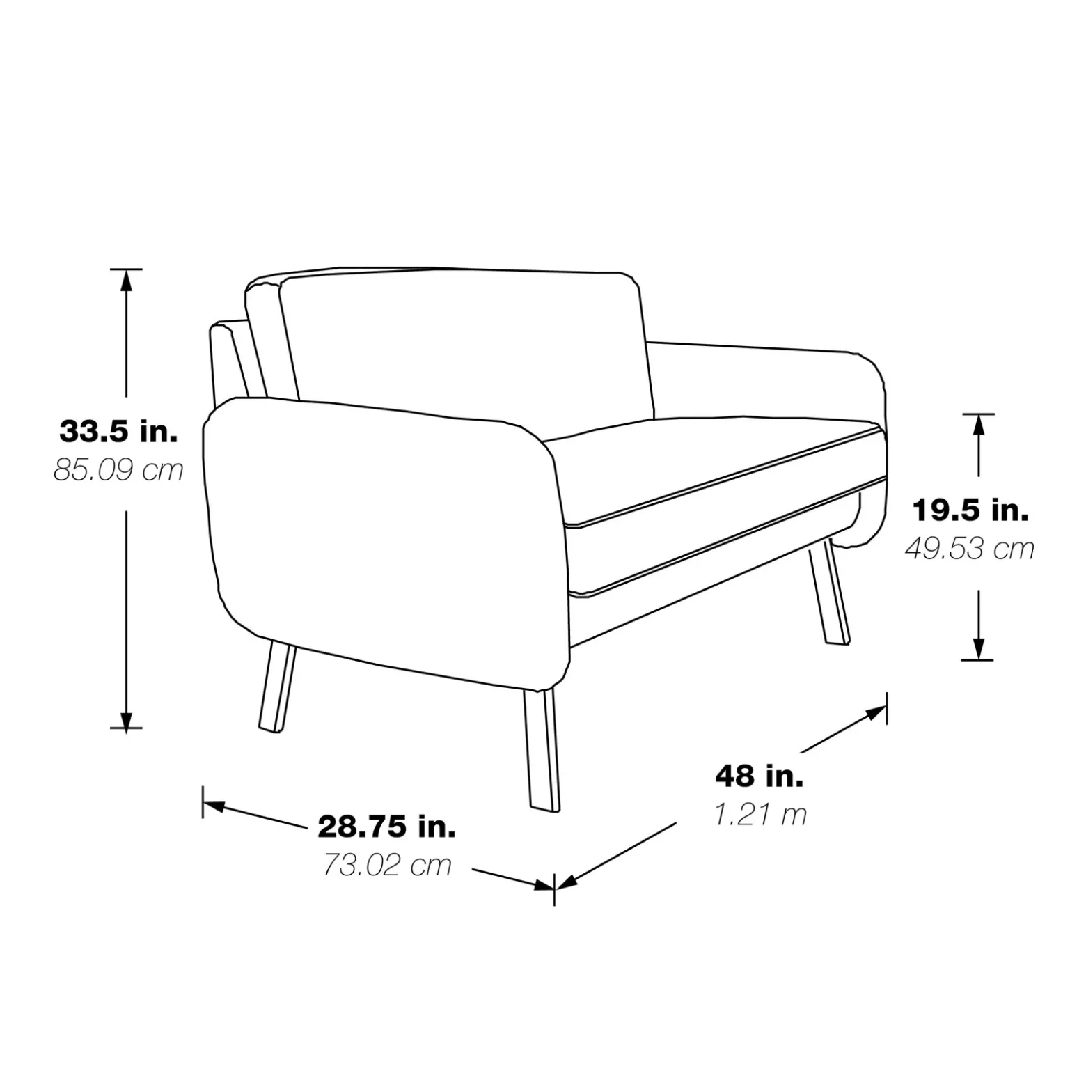 Lounge Seating Loveseat