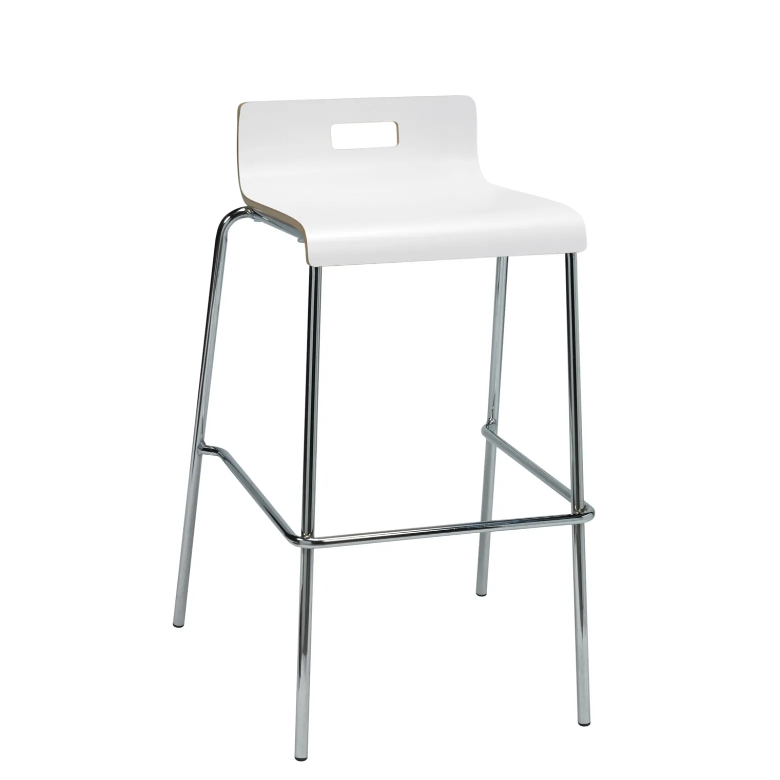 Low-Back Bar-Height Stool