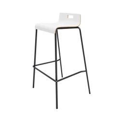 Low-Back Bar-Height Stool