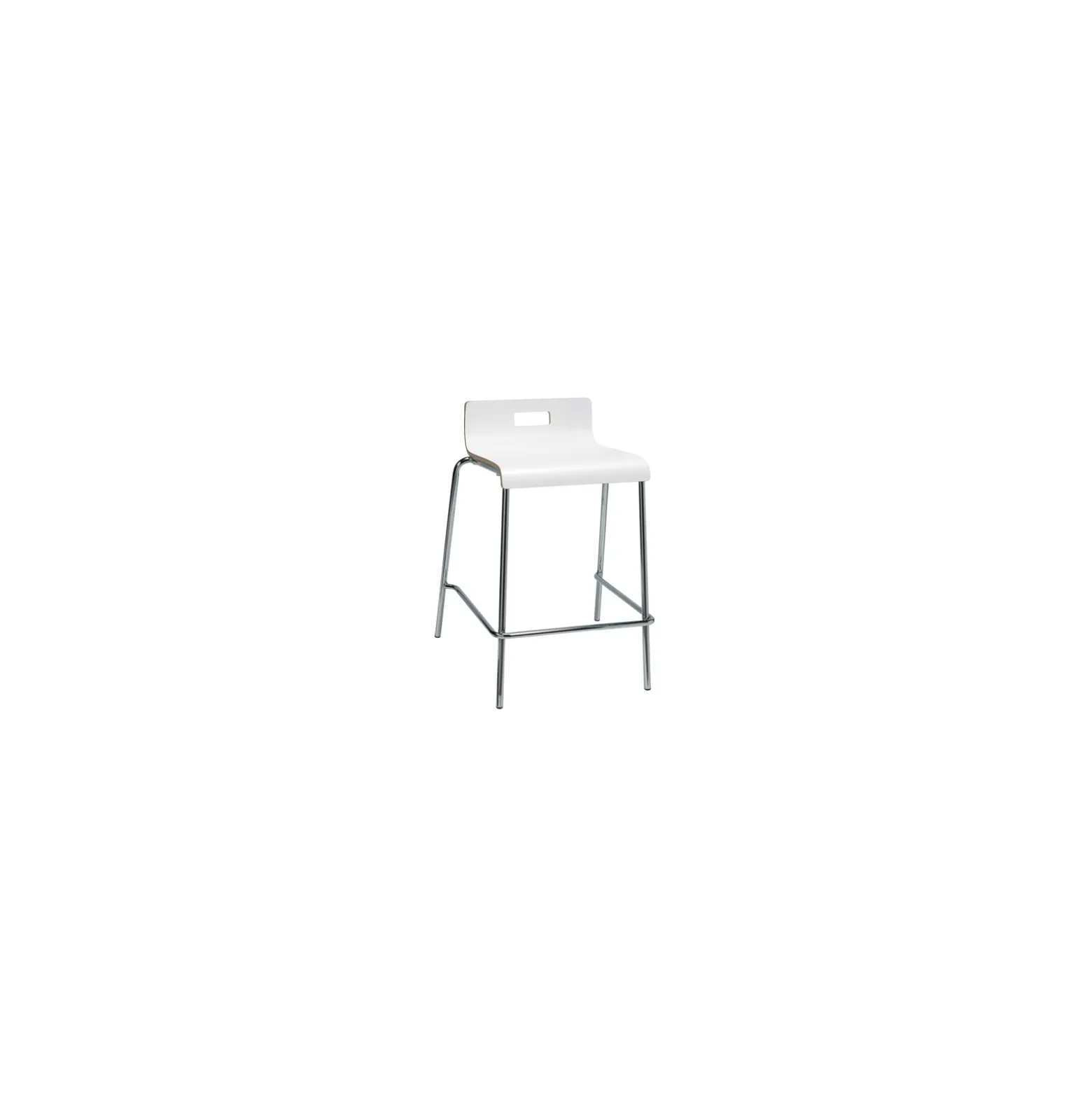 Low-Back Counter-Height Stool