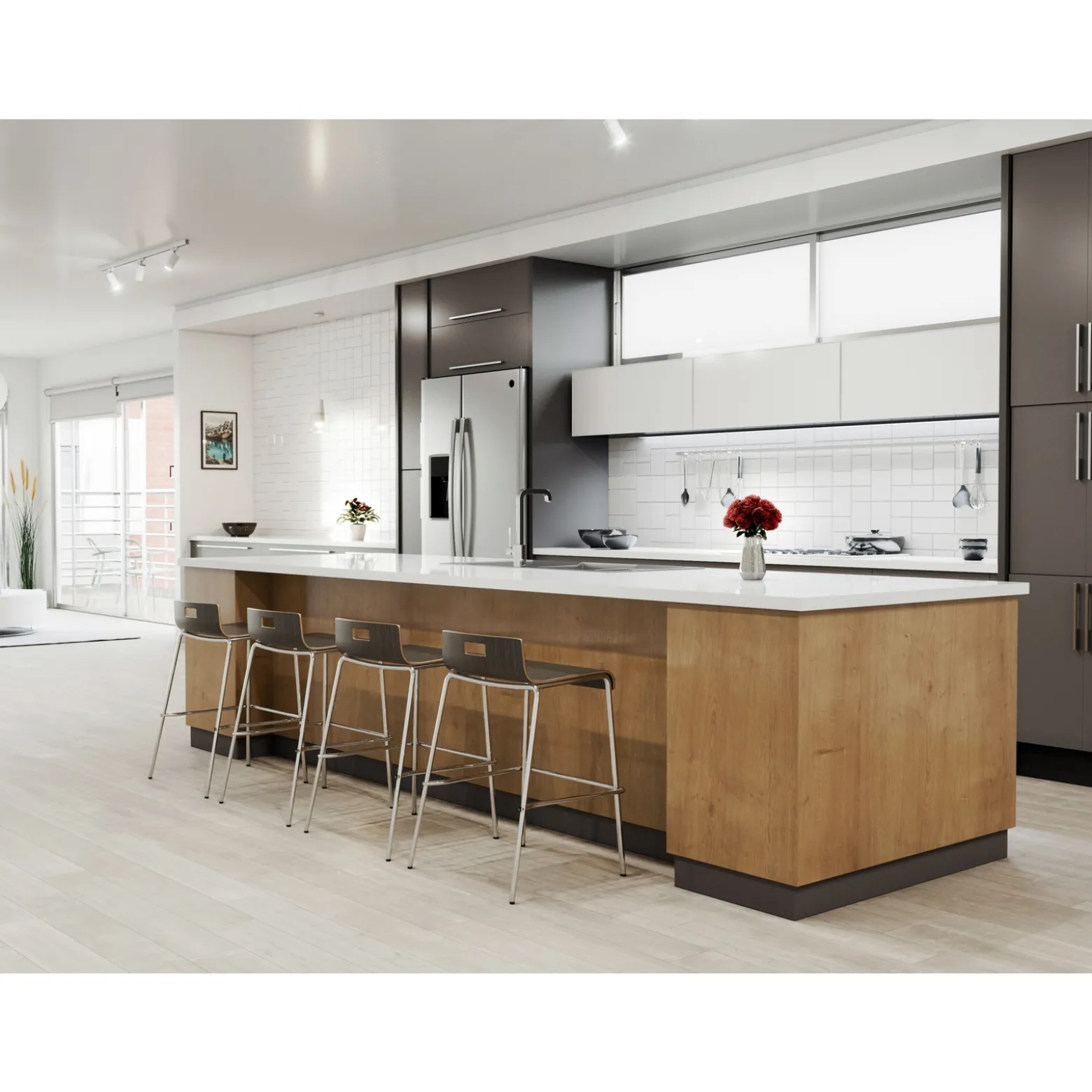 Low-Back Counter-Height Stool