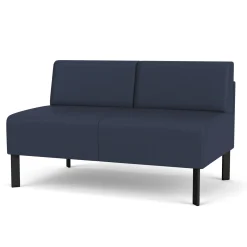 Luxe Armless Designer Loveseat