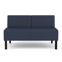 Luxe Armless Designer Loveseat