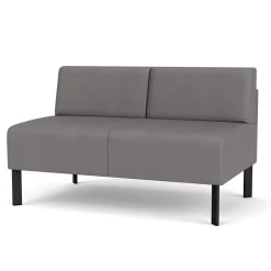 Luxe Armless Designer Loveseat
