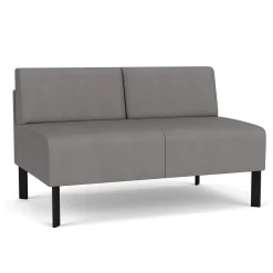 Luxe Armless Designer Loveseat