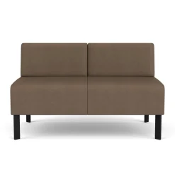 Luxe Armless Designer Loveseat