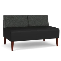 Luxe Armless Designer Loveseat