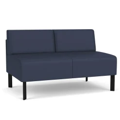 Luxe Armless Designer Loveseat