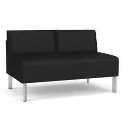Luxe Armless Designer Loveseat