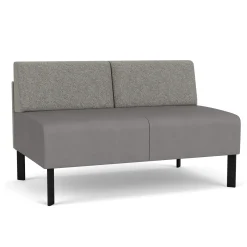 Luxe Armless Designer Loveseat