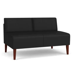 Luxe Armless Designer Loveseat