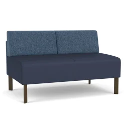 Luxe Armless Designer Loveseat