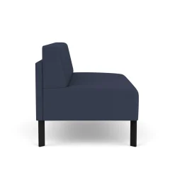 Luxe Armless Designer Loveseat